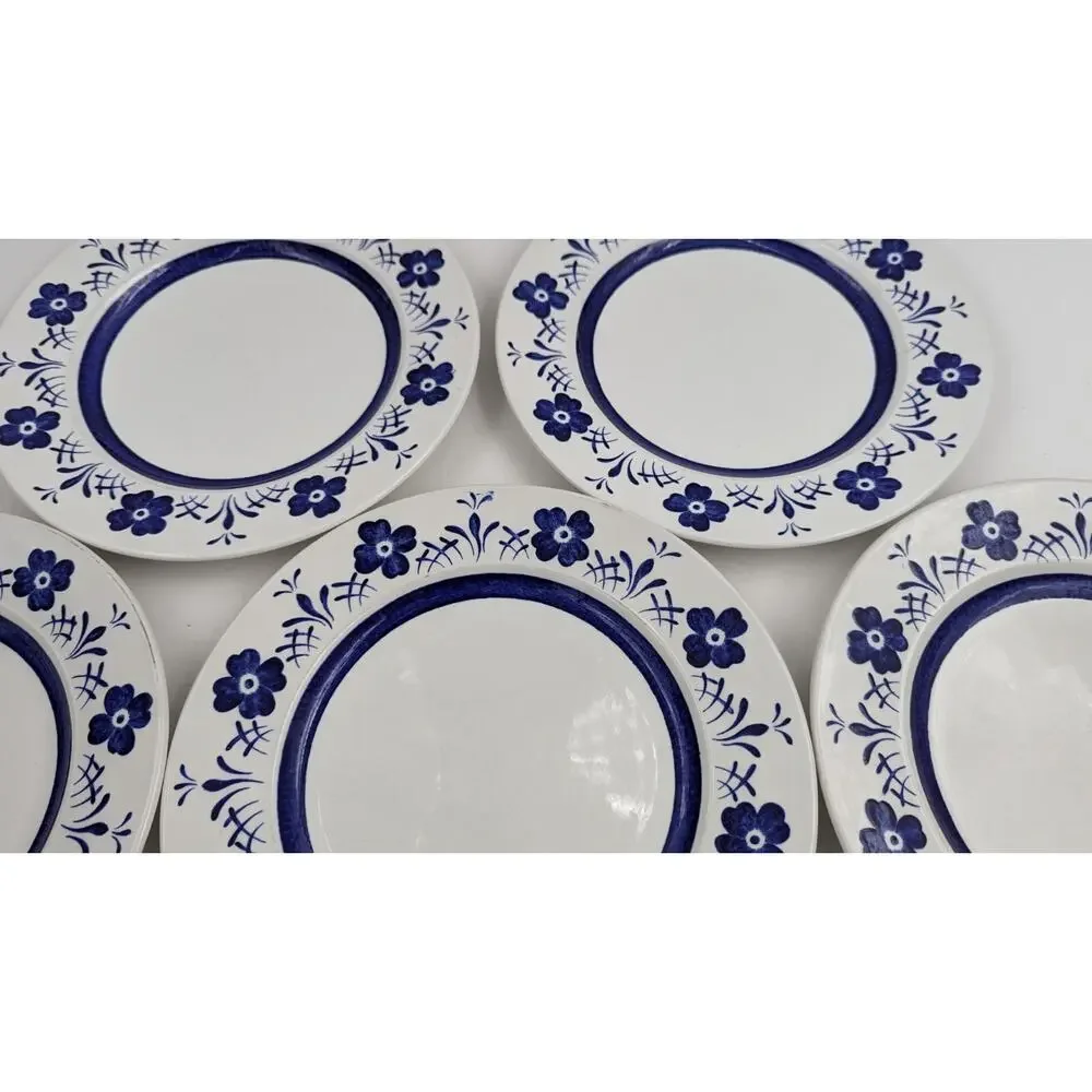 J & G Meakin England Country Delft Blue and White Dish Set Plates Bowls 13pc